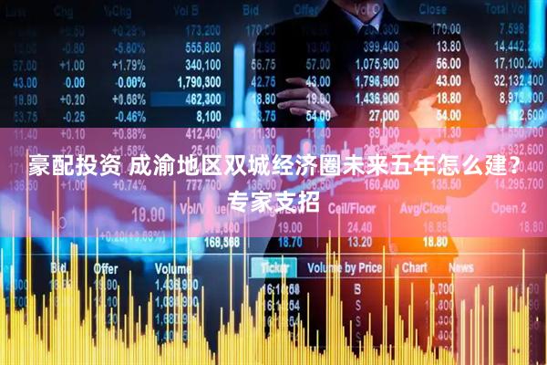 豪配投资 成渝地区双城经济圈未来五年怎么建？专家支招