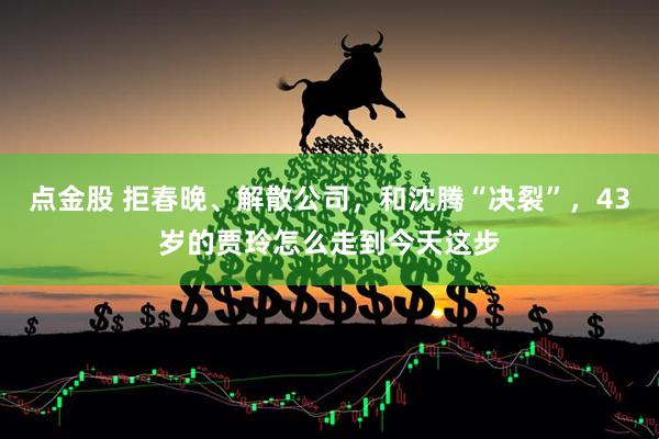 点金股 拒春晚、解散公司，和沈腾“决裂”，43岁的贾玲怎么走到今天这步