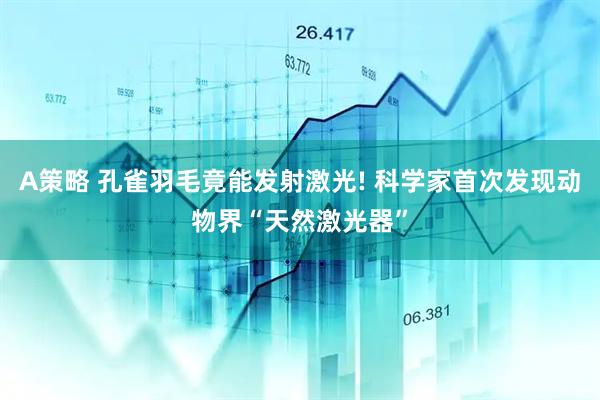 A策略 孔雀羽毛竟能发射激光! 科学家首次发现动物界“天然激光器”