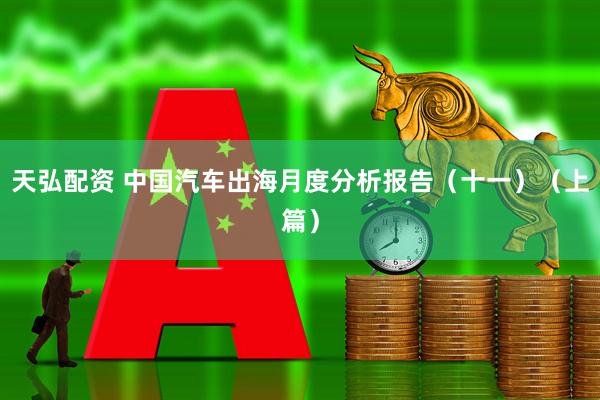 天弘配资 中国汽车出海月度分析报告（十一）（上篇）